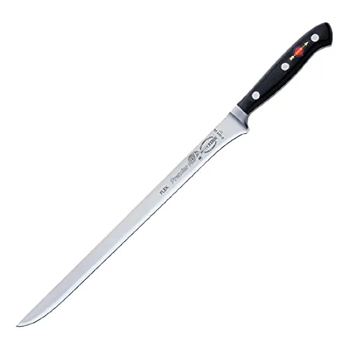 F. DICK Schinkenmesser Premier Plus 28 cm - Kochmesser mit extrem dünner Klinge für hauchdünne Scheiben, aus rostfreiem X50CrMoV15 Stahl, ideal für präzises Schneiden von Hart- und Weichkäse.