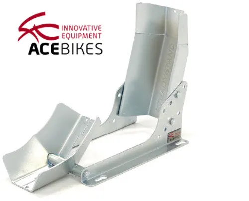 ACEBIKES SteadyStand® Fixed Scooter 10-13 Zoll Wippe - Fahrradständer für Reiseenduro, Straßen- und Offroad-Motorräder, mit stabiler Wippe für sicheren Stand und einfache Handhabung.