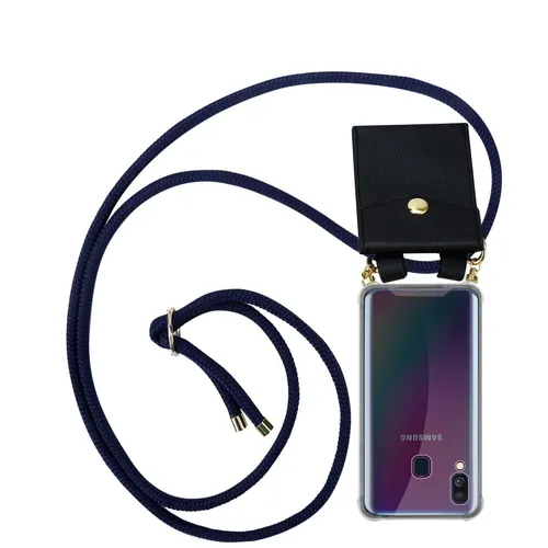 Hülle für Samsung Galaxy A40 Band Kette Schutzhülle Handyhülle Necklace Cover