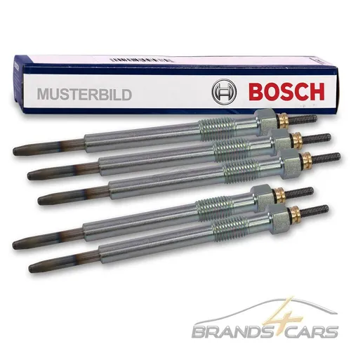 5x BOSCH GLÜHKERZE DURATERM FÜR VW TRANSPORTER MULTIVAN BUS T5 2.5