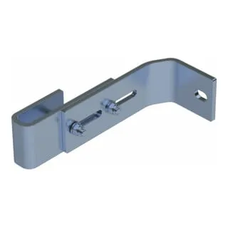 ZARGES Verstellbarer Wandhalter aus Edelstahl für V4A-Leiter