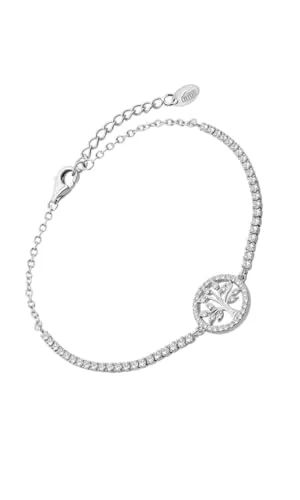 LOTUS SILVER Damenarmband Silber 925 LP3679-2/1 Lebensbaum - Elegantes, poliertes Armband mit feiner Verarbeitung - Geschenk zum Geburtstag - Besondere Anlässe
