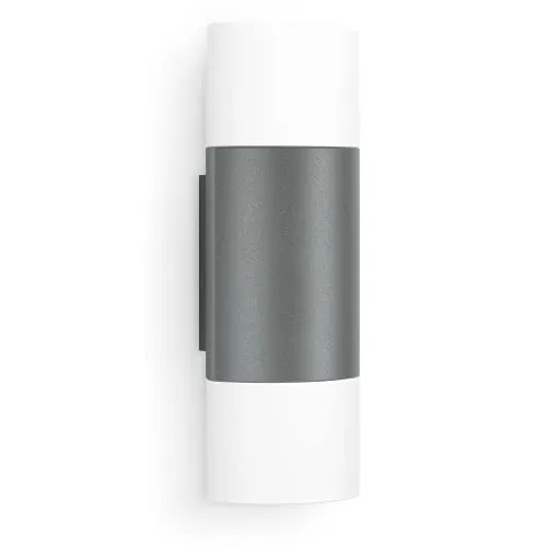 Steinel Wandleuchte L 910 S Anthrazit, Up-Downlight LED - Stylische Außenwandleuchte als Up-Downlight, ideal für die Beleuchtung von Fassaden und Eingängen mit 797 lm Helligkeit. Wartungsfreie LEDs mit 60.000 h Lebensdauer, perfekt für langlebige Nutzung.