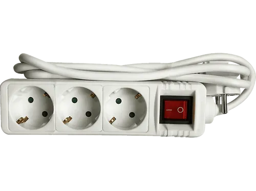 ISY IPS-3000, Weiß, Steckdosenleiste, 1,4 m