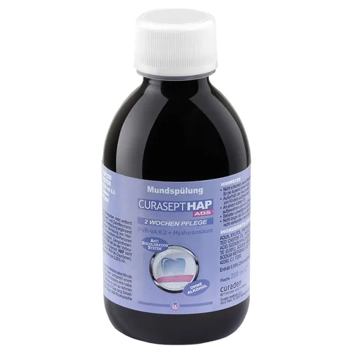 Curasept S.p.A. CURASEPT HAP020 ADS PVP-VA Mundspülung, 200 ml