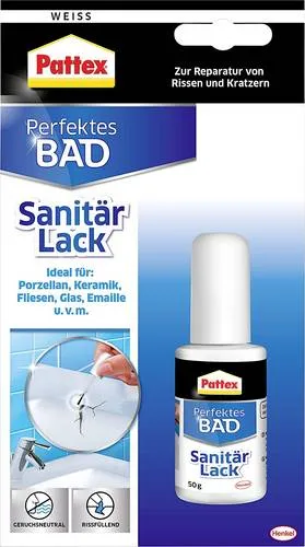 Pattex Perfektes Bad Sanitärlack Weiß PL50W 50g