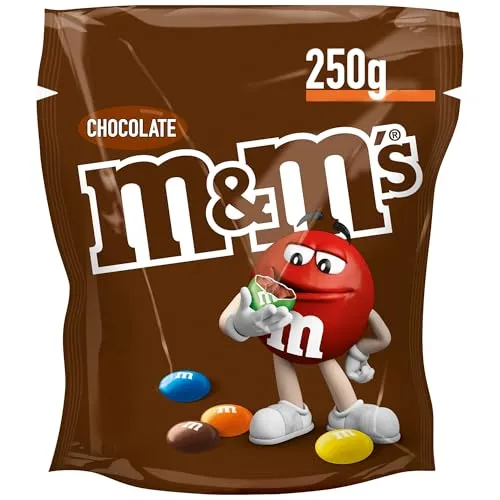 M&M'S Chocolate, Schokolinsen mit bunter Zuckerhülle, Schokolade, 1 Packung (1 x 250g)