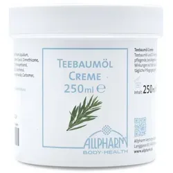Teebaumöl-Creme 250 ML - Hautpflege mit Teebaumöl und Sanddornöl, ideal für tägliche Anwendung. Schützt vor Unreinheiten und pflegt die Haut. Perfekt für eine gesunde Hautpflege.