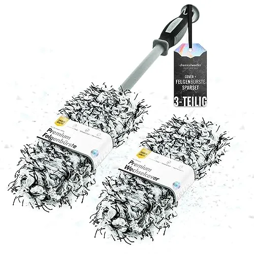 chemicalworkz® Felgenbürste Flat Wheel Brush + Ersatzcover
