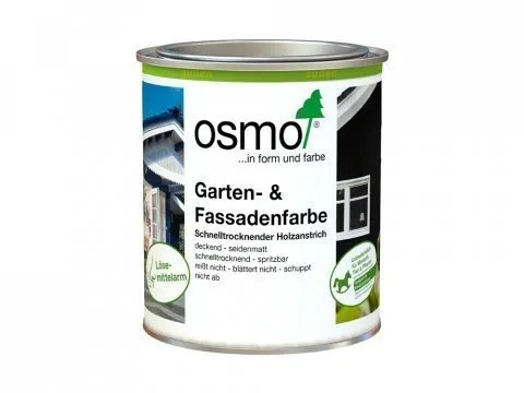 Osmo Garten-, Fassadenfarbe Tiefschwarz 7505