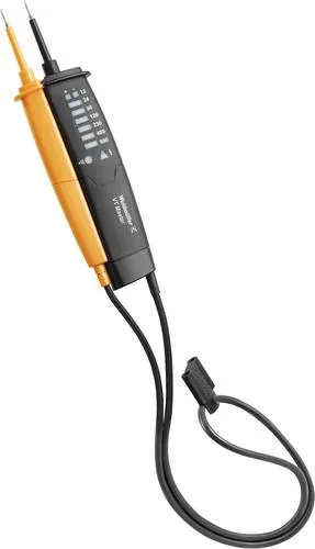 Weidmüller VT MASTER Zweipoliger Spannungsprüfer CAT III 600V LED - Messgeräte: Zuverlässiger zweipoliger Spannungsprüfer für sicheres Arbeiten, erfüllt höchste Sicherheitsstandards nach VDE-Norm und ist ideal zur Feststellung der Spannungslosigkeit.