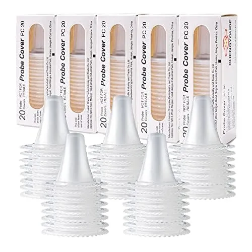 Stück Ohrstöpsel für Ohrthermometer Braun – Ersatzkappen zum Schutz der Sondenfilterlinse, kompatibel mit verschiedenen Typen 400