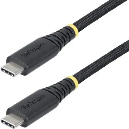 StarTech.com 3m USB-C Charging Cable 240W - Hochwertiges USB-Kabel mit 240W Leistung, ideal für schnelles Laden und Datenübertragung, ausgestattet mit einer robusten Silikonjacke für maximale Flexibilität.