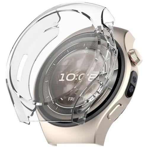 Für Huawei Watch 5 42mm Electroplated Full Cover TPU Schutz Hülle Transparent