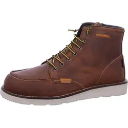 Fusion Superlight Amsterdam Boot - Herrenschuhe Stiefel Schnürer Braun, Schuhgröße: 44 EU - Stiefel für Herren, superleicht und wetterfest, ideal für Herbst und Winter, mit praktischem Reißverschluss und einlagengeeignet für optimalen Tragekomfort.