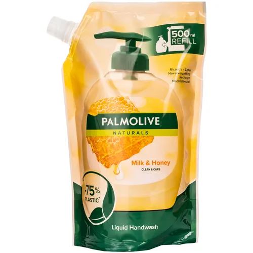 Palmolive Naturals 500ml Milch & Honig Flüssigseife nachfüllen, pflegt die H