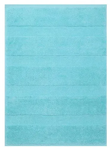 Betz Badvorleger Badematte Badteppich Duschvorleger Frottee Deluxe Größe 50x70 cm Qualität 680 g/m² 100% Baumwolle Farbe türkis