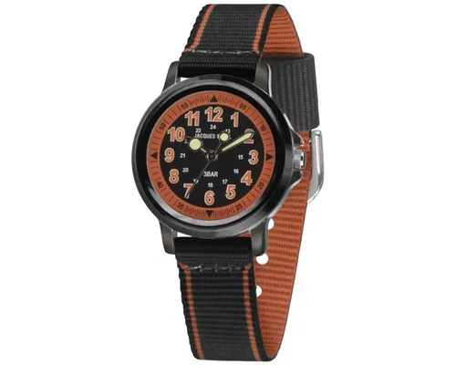 Jacques Farel Quarzuhr KSB 0564 - Armbanduhren mit leuchtenden Zeigern und robustem Metallgehäuse, ideal für Kinder und umweltfreundlich verpackt.