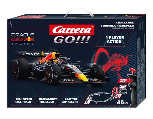 Carrera® Autorennbahn Carrera GO!!! Challenge Rennbahn Autorennbahn für 1 Spieler Red Bull