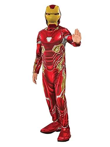 Rubie's Offizielles Kostüm Iron Man, Avengers Endgame, klassisch, Kindergröße S, 3-4 Jahre, Körpergröße 117 cm Halloween
