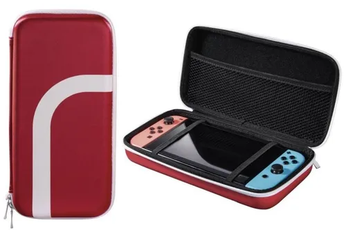 Hama Hard-Case Rot Tasche Schutz-Hülle Reise-Etui Cover Box für Nintendo Switch