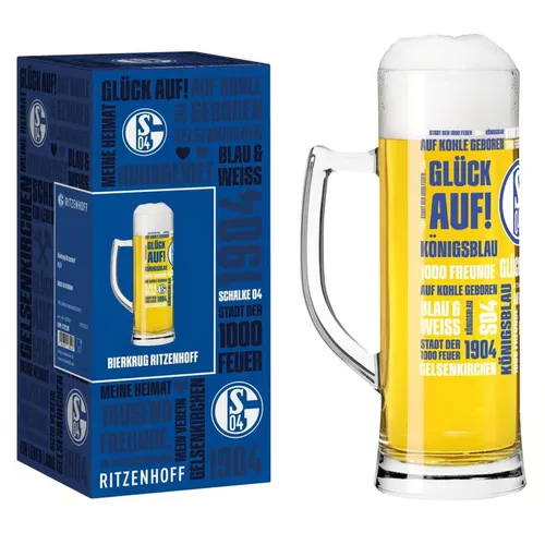 RITZENHOFF FC Schalke 04 Bierglas 584 ml von Ritzenhoff