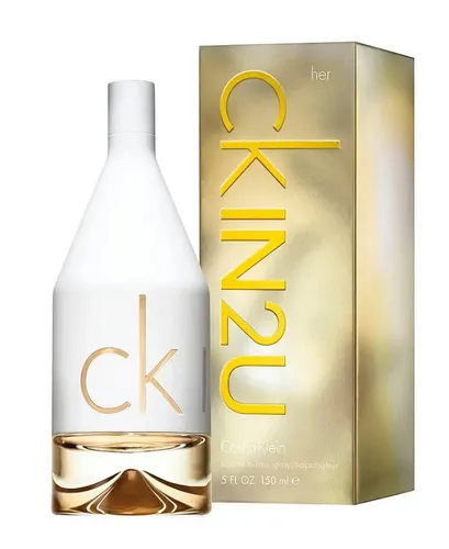 Calvin Klein CK IN2U Her Eau de Toilette 150 ml – Frischer Damenduft für Alltag und Freizeit - Erleben Sie die Freiheit mit CK IN2U Her von Calvin Klein. Dieser jugendliche Duft vereint spritzige Noten mit floralen Akzenten und ist ideal für sportliche Aktivitäten und sonnige Tage. Perfekt für selbstbewusste Frauen!
