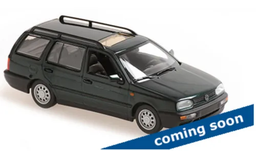 Minichamps 1:43 VOLKSWAGEN GOLF VARIANT - 1997 - GREEN METALLIC - Modellbau 1:43, detailgetreues Sammlermodell des beliebten Volkswagen Golf Variant in edlem Grün.