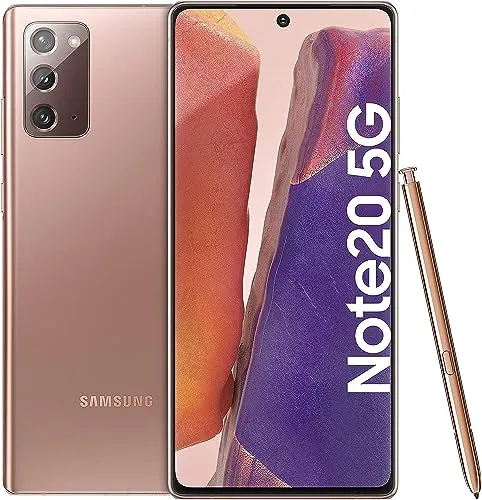 Samsung Galaxy Note 20 256GB Speicher Bronze Smartphone 5G Android 10-13 ohne Simlock ohne Branding 4.300mAh Akku
