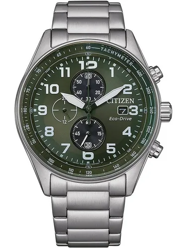 CITIZEN Watch CA0770-72X, Silber - Sportlicher Chronograph - Armbanduhren für Herren mit Datumsanzeige und Eco-Drive Antrieb, der einen Batteriewechsel überflüssig macht.