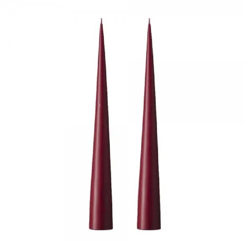 ester & erik Tafelkerze Kegelkerzen Set Cone Candle Deep Wine (2-teilig)
