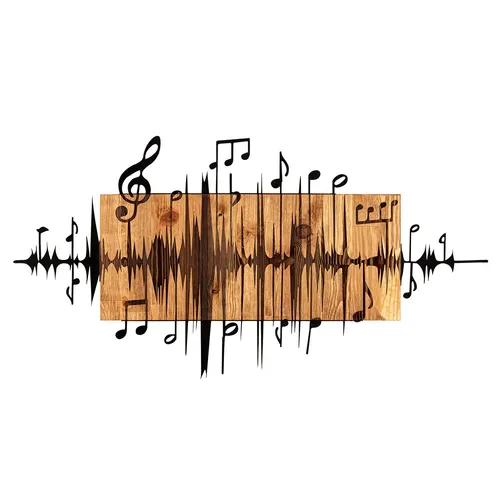 Wandbehänge 100% METALL Schwarznuss in schwarz von Wallity