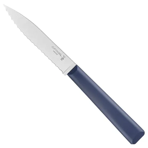 Opinel 254589 Küchenmesser, Kunststoff, Dunkelblau, Blau, Office Cranté