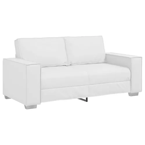 vidaXL Stilvolles Weißes Loveseat Sofa von vidaXL