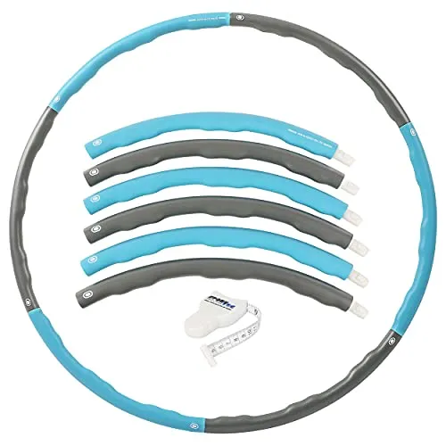 Sport-Tec Hula Hoop Reifen 100 cm – Fitness & Spaß für jedes Alter - Bauchtrainer & Rückentrainer – Mit 1,5 kg Gewicht und Maßband für Fortschritte, ideal für ein effektives Training zu Hause.