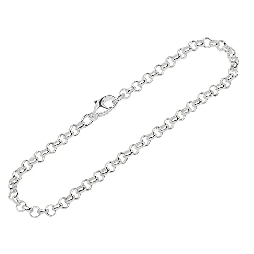 NKlaus Armband 925 Sterling Silber - Elegante Erbskette für Damen - Hochwertiges Armband aus 925 Sterling Silber, 20cm lang und ideal für Handgelenke bis 18,5cm. Das zeitlose Design verleiht jedem Outfit einen Hauch von Eleganz.
