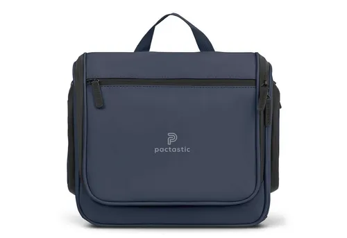 Pactastic Kulturbeutel Urban Collection - Kulturbeutel mit wasserabweisendem Two Way Zipper, ideal für Reisen. Geräumiges Hauptfach mit Aufhängevorrichtung für schnelle Zugänglichkeit.