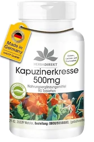 Kapuzinerkresse 500mg mit Zink