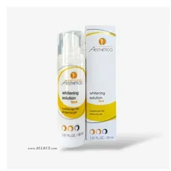 Aesthetico Whitening Solution 30ml - Aufhellendes Serum - Medizinische Körperpflege zur gezielten Aufhellung von Pigmentflecken. Mit Pflanzenextrakten und Vitamin C für einen gleichmäßigeren Teint und Schutz vor oxidativem Stress.