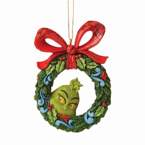 Grinch späht durch Kranz (Der Grinch)  von Disney