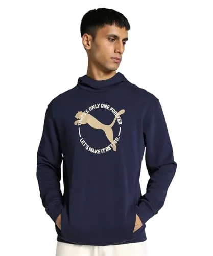 Puma Better Sportswear TR Herren-Hoodie – Marineblau, Größe XL