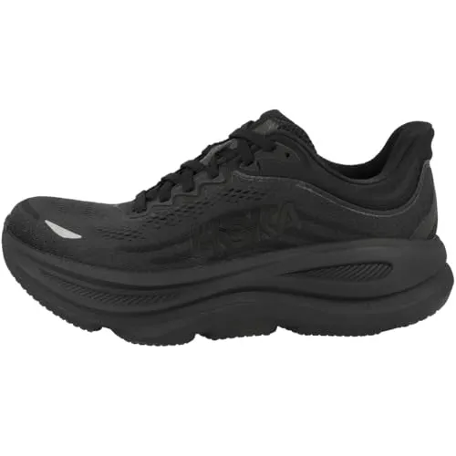 HOKA Damen Laufschuhe Bondi 9 Schwarz 40 2/3 in schwarz von HOKA