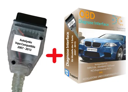 Diagnose Interface für BMW DCAN OBD2 + Software Codieren NCS, Standard Tools