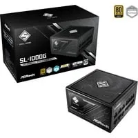 ASRock Steel Legend SL-1000G Netzteil - Hochwertiges 1000 Watt ATX-Netzteil mit 80 PLUS Gold Zertifizierung für maximale Effizienz und Leistung. Ideal für Gaming-PCs und leistungsstarke Workstations.