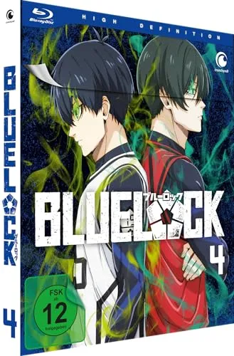 Blue Lock - Staffel 1 - Part 2 - Vol.4 - [Blu-ray] - Anime-Sportdrama, spannende Fortsetzung mit packenden Matches und Charakterentwicklung, freigegeben ab 12 Jahren.