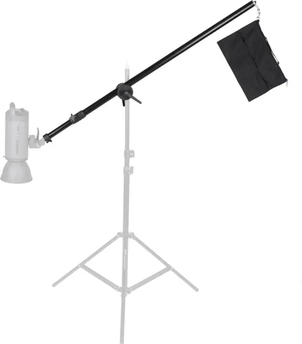 Walimex pro Galgen mit Beschwerungstasche, 120-220 cm - Handtücher - Stabiler Galgen für professionelle Fotografie, höhenverstellbar von 120 bis 220 cm und inklusive praktischer Beschwerungstasche.
