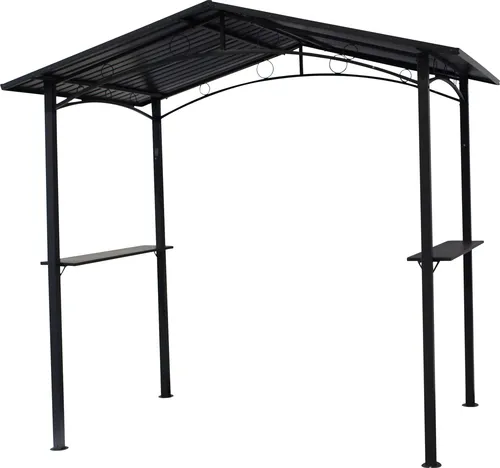 DEGAMO Grillpavillon TOULOUSE 2,5x1,6 Meter in grau von DEGAMO