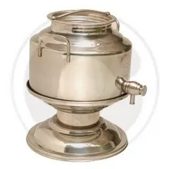 Edelstahl Vorratsbehälter 5 l mit Edelstahlfuß