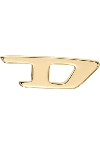 Diesel Herrenohrringe aus Edelstahl oder Halbedelstein, Glänzendes Gold - Ohrringe für Herren aus hochwertigem Edelstahl mit poliertem Finish, ideal für einen stilvollen Look und besonderen Anlässen.