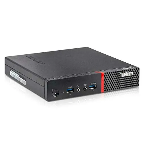 Lenovo ThinkCentre M710q Tiny USDT Intel Quad Core i5 256GB SSD Festplatte 8GB Speicher Windows 10 Pro Business Desktop Computer Mini PC (Generalüberholt)